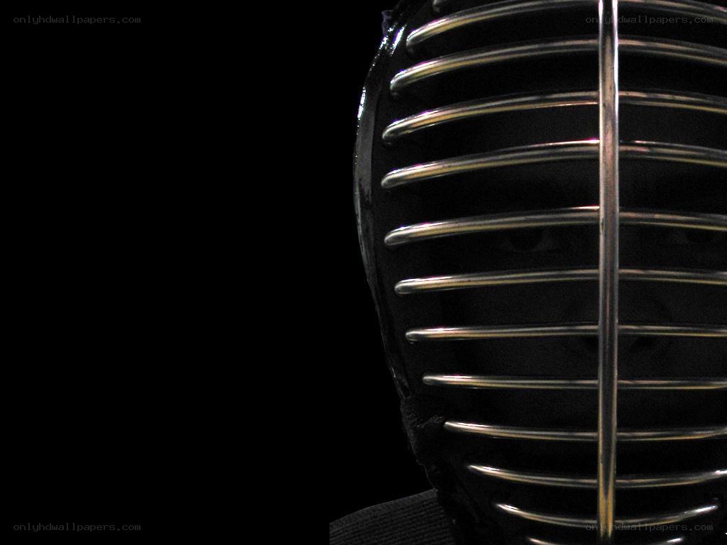 kendo helmet close-up