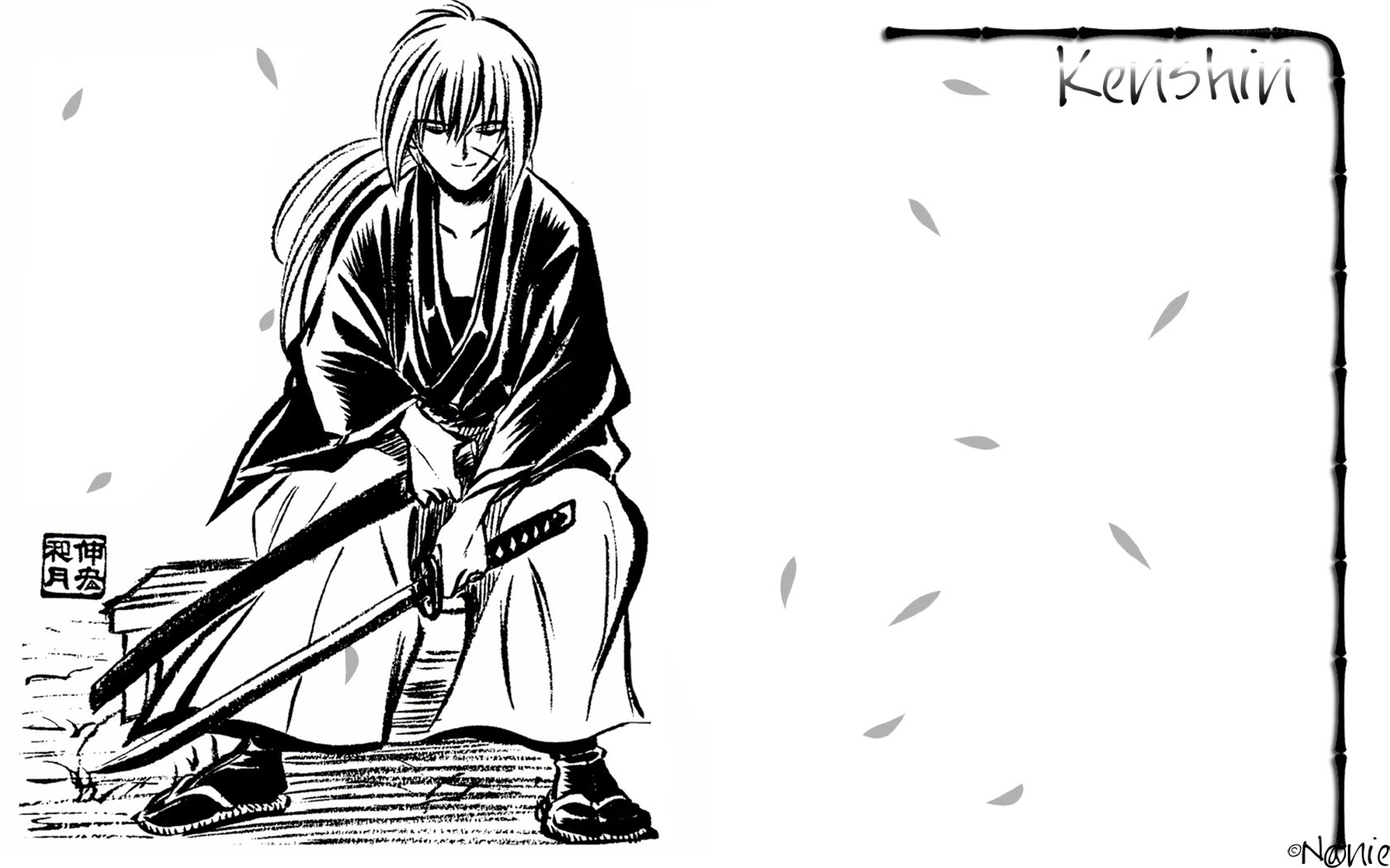 Kenishin character illustration