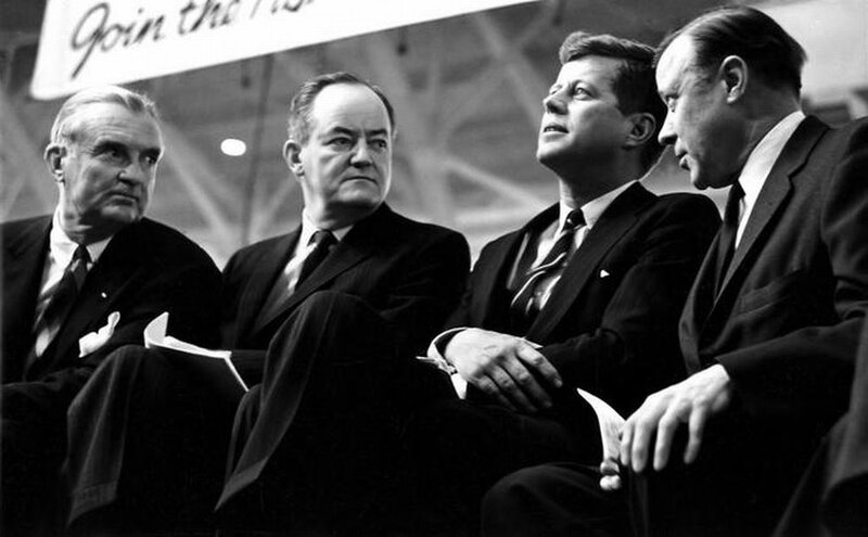Kennedy and colleagues at event