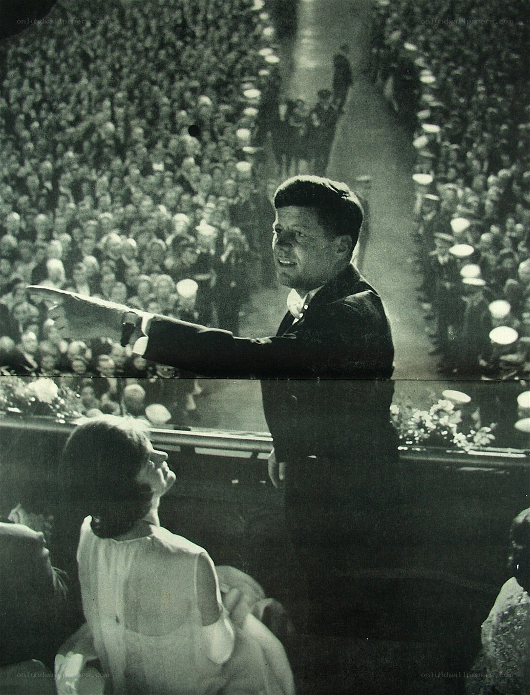 Kennedy at a rally