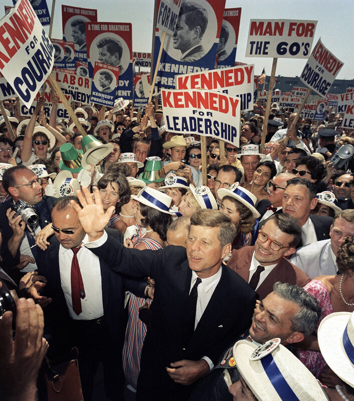Kennedy campaign rally