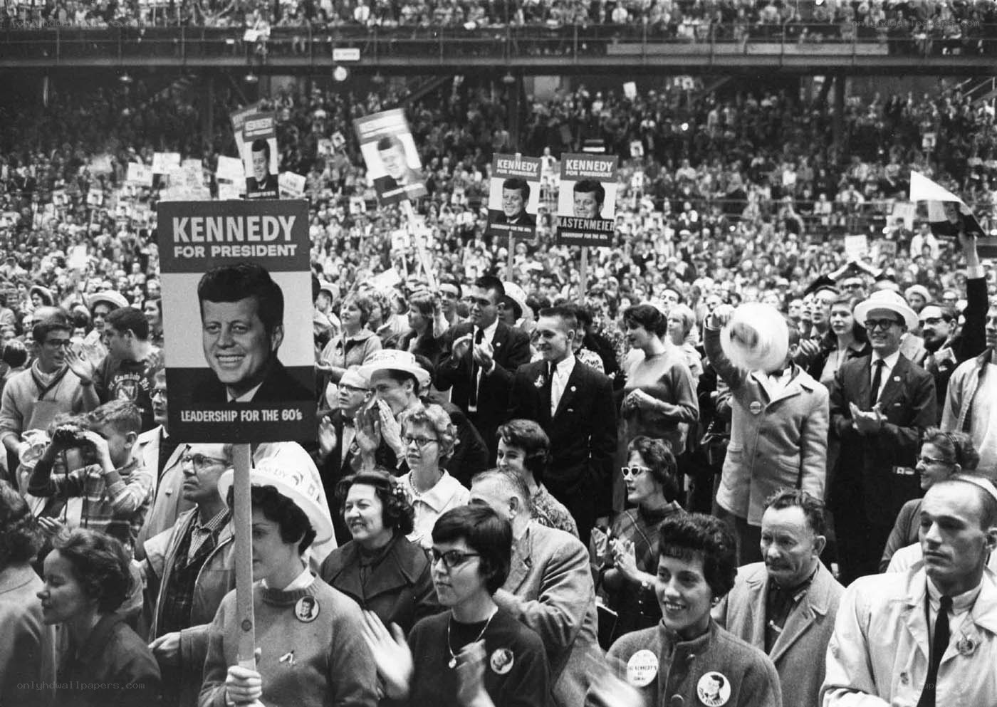 Kennedy campaign rally