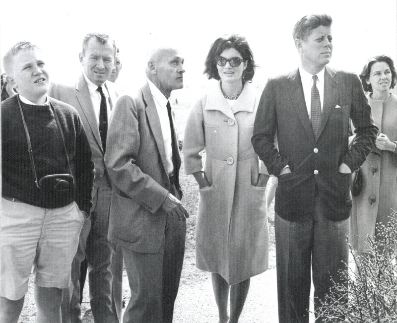 Kennedy family at outdoor event