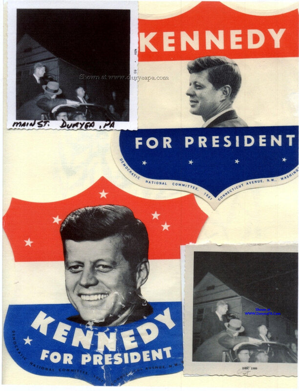 Kennedy for President campaign materials