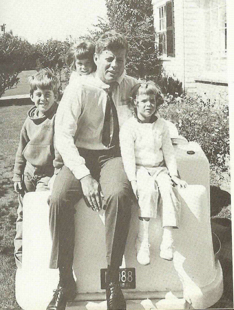 Kennedy with children