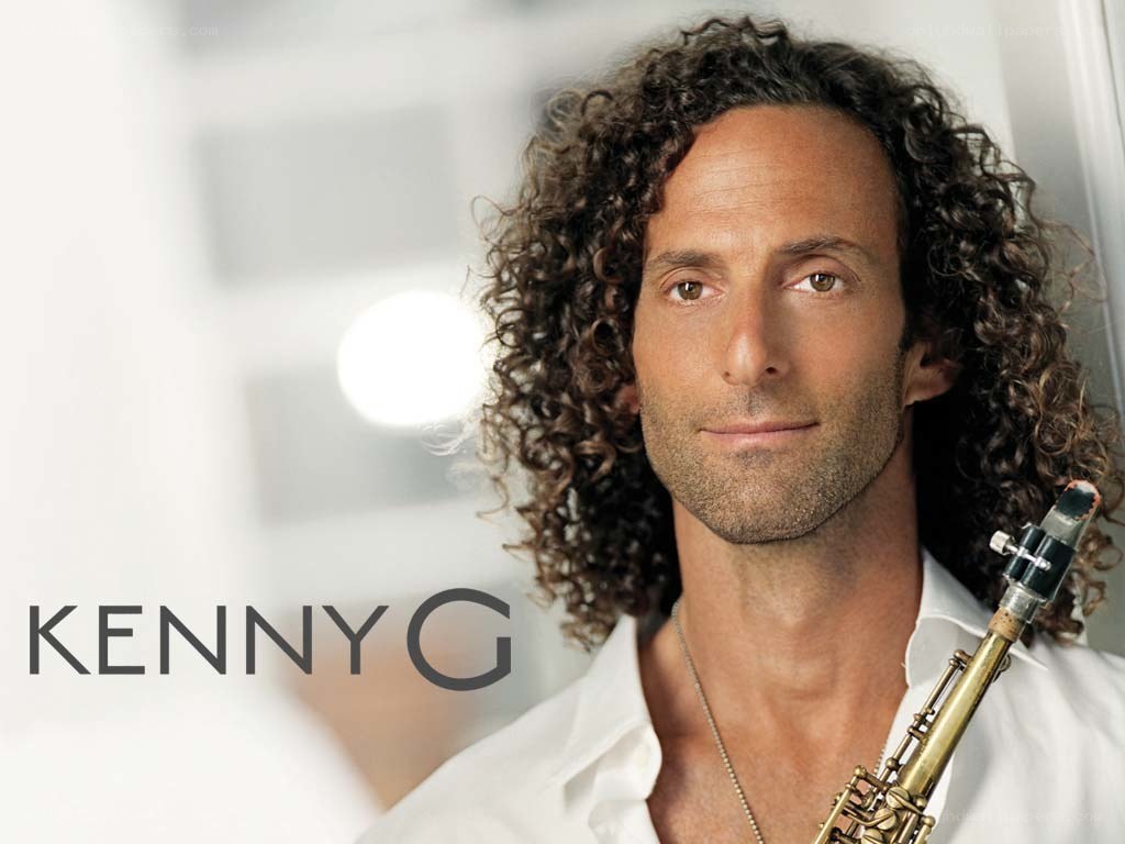 Kenny G with saxophone