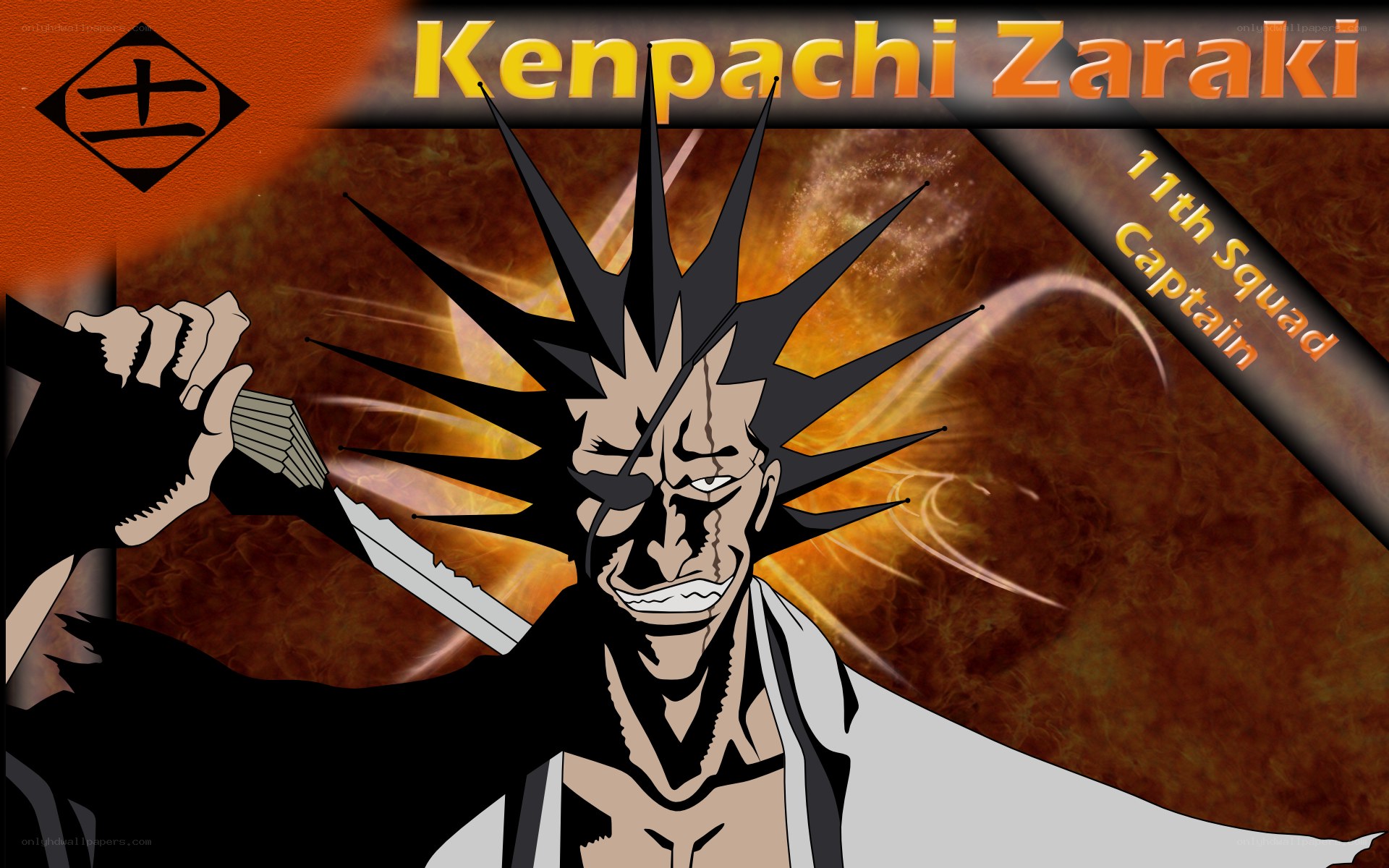 Kenpachi Zaraki character art