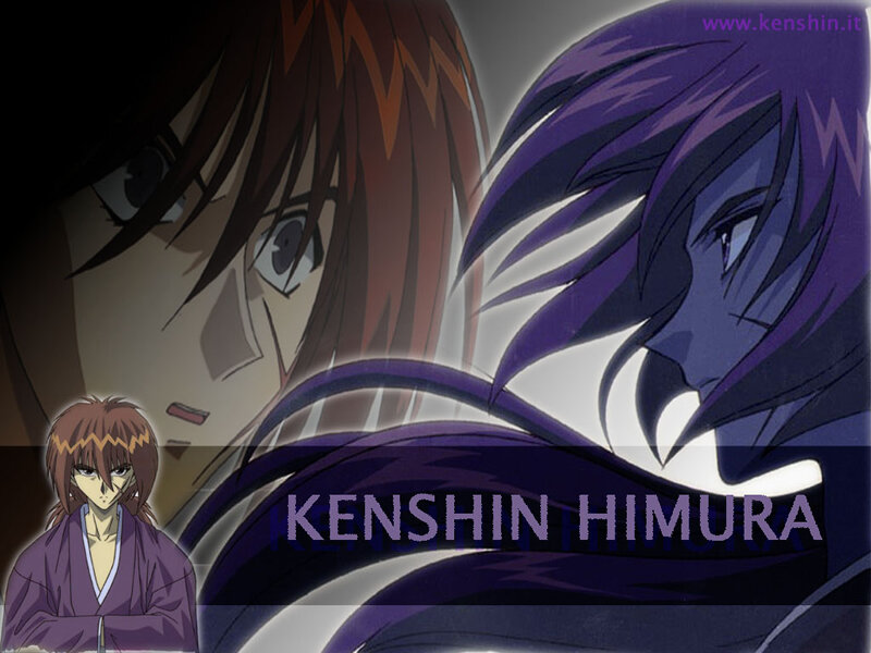 Kenshin Himura anime character art
