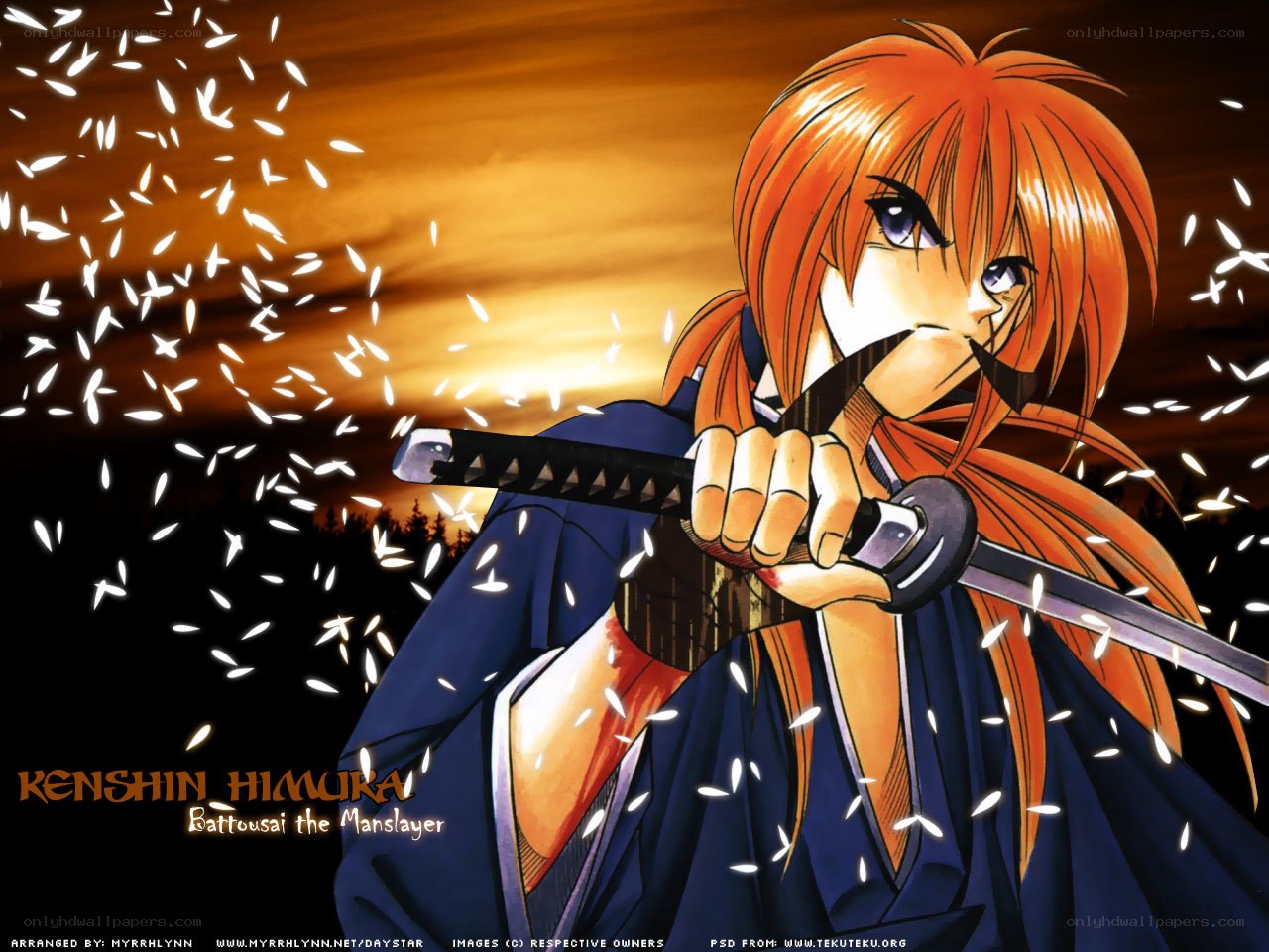 Kenshin Himura in action