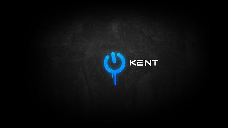 Kent logo on dark background