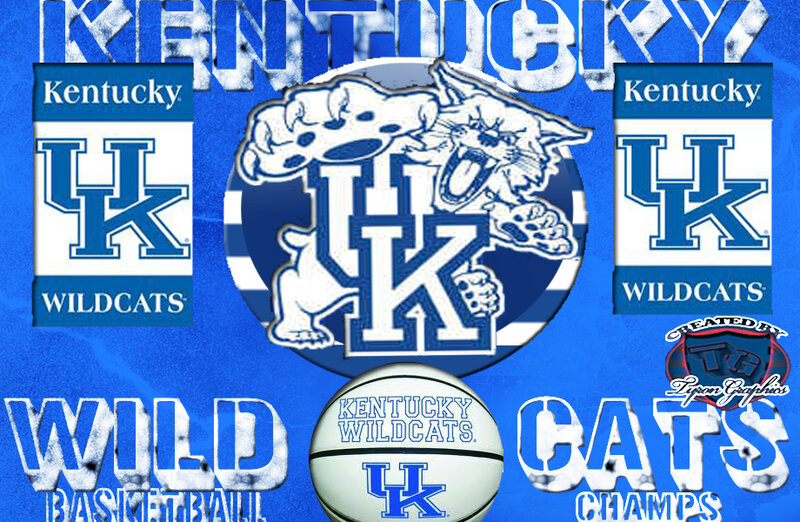 Kentucky Wildcats Logo — Blue