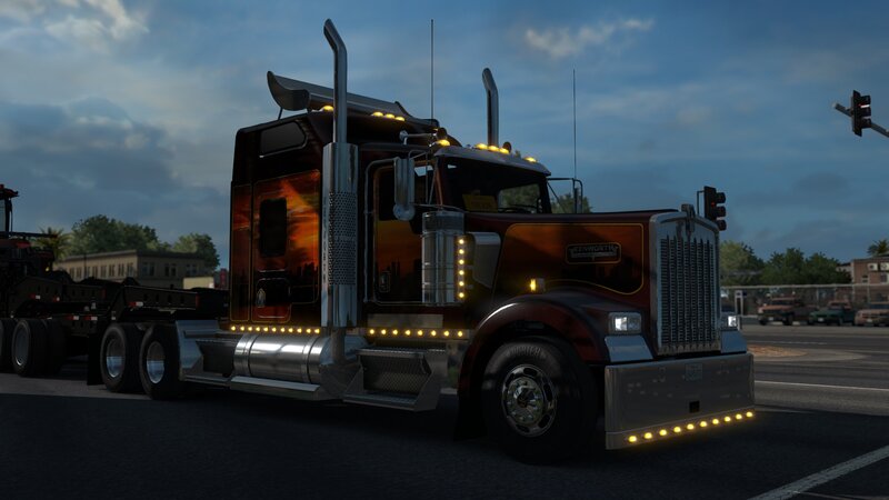 Kenworth Semi-truck — Brown
