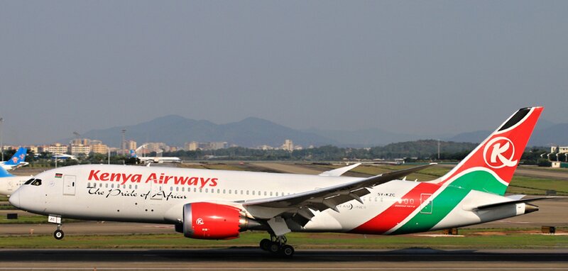 Kenya Airways Airplane