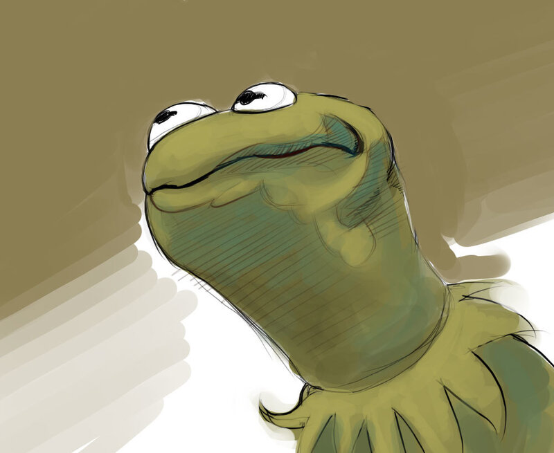 Kermit the Frog drawing