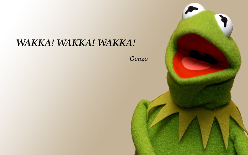 Kermit the Frog laughing