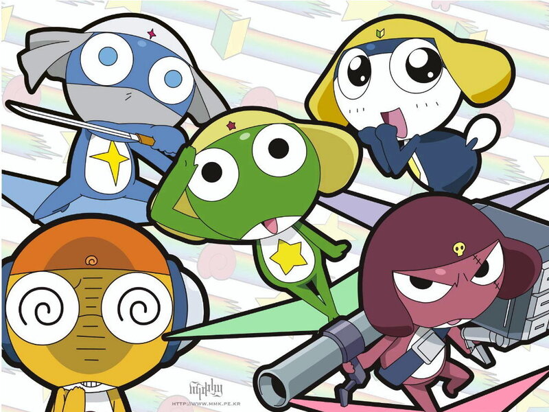 Keroro and the Giroro team