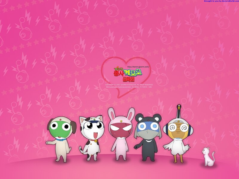 Keroro Gunso characters wallpaper