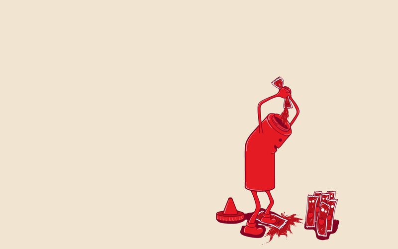 ketchup bottle character