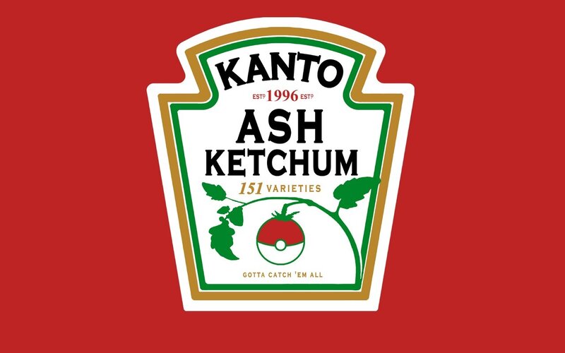 Ketchup Bottle Label