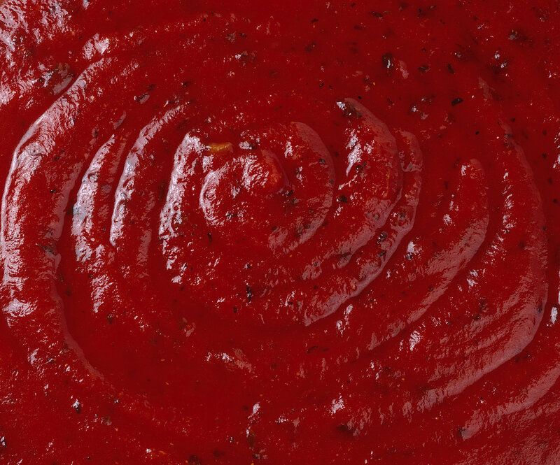 ketchup swirl pattern