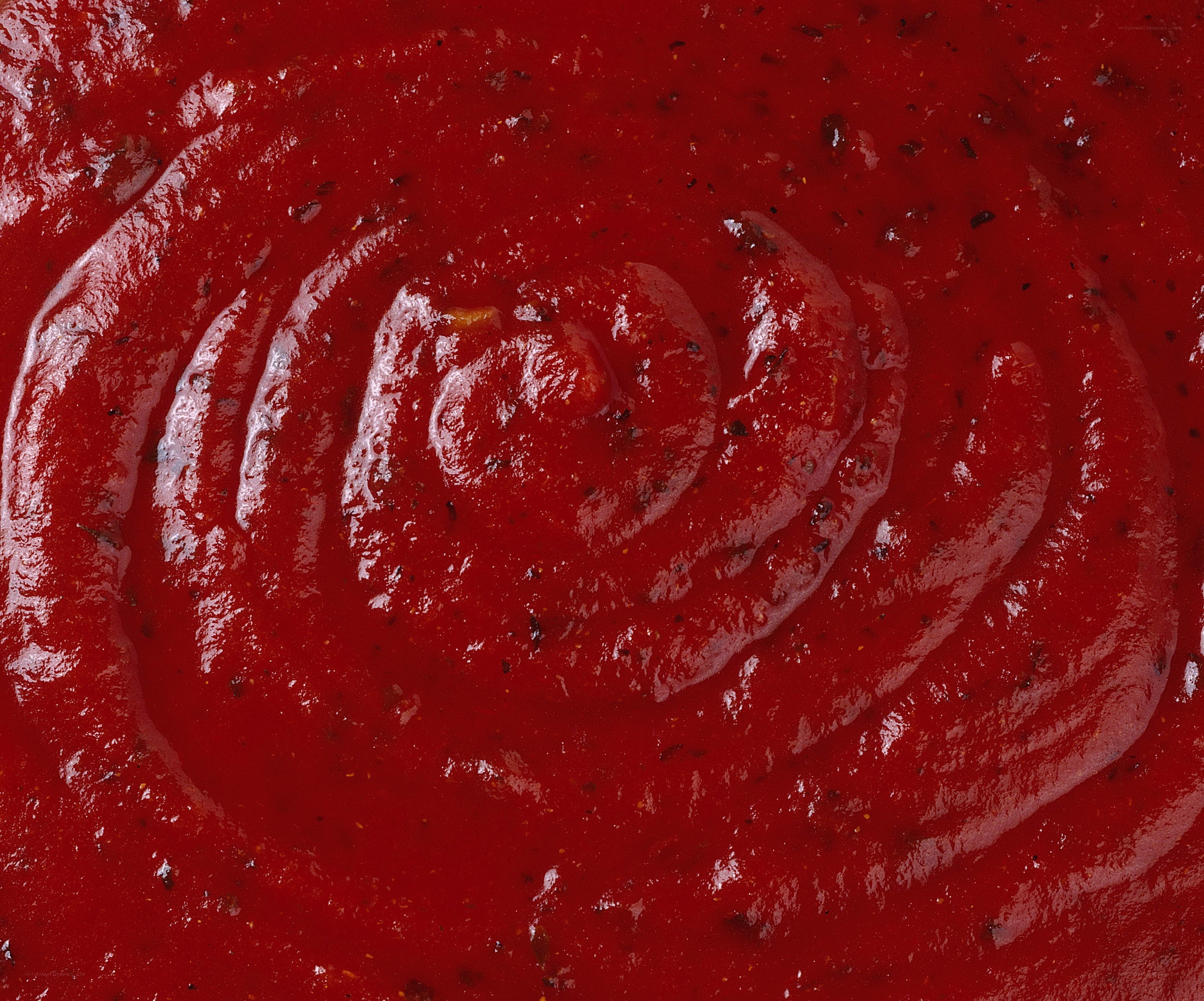 ketchup swirl texture