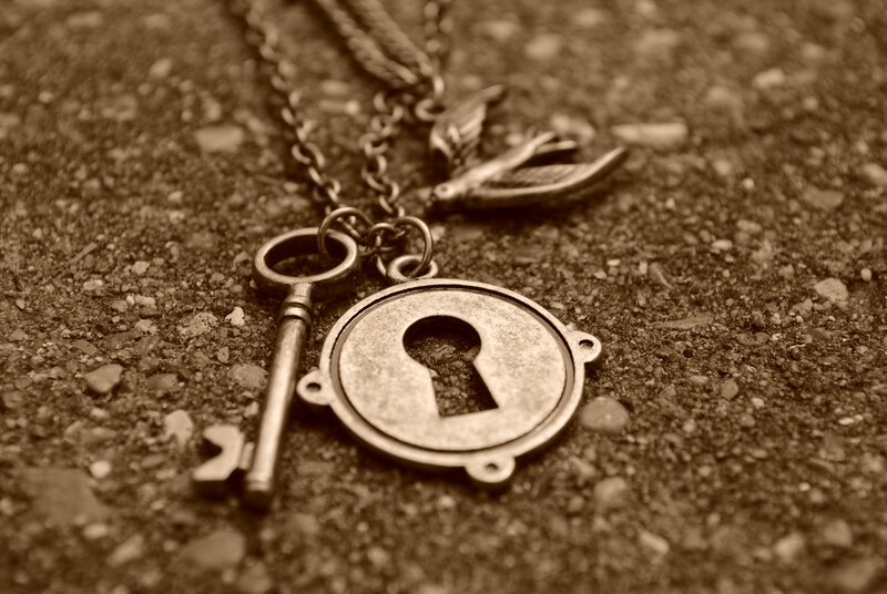 Key and Lock Pendant