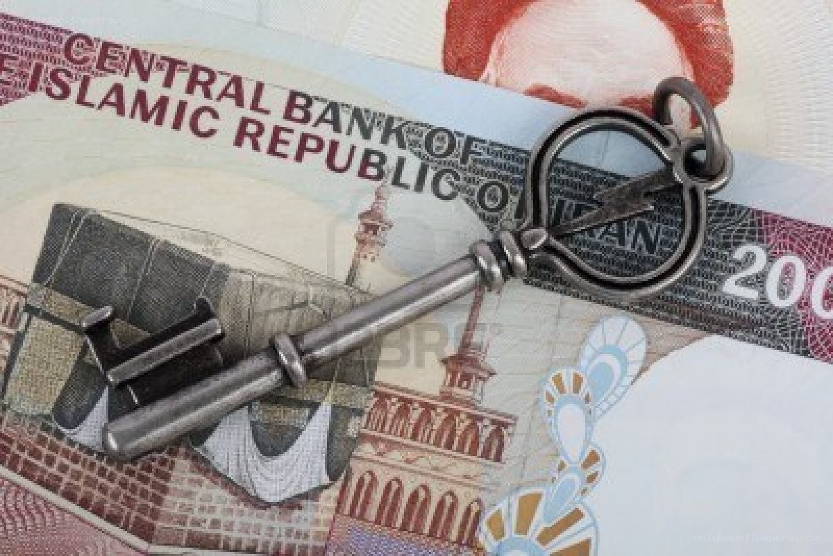Key on banknote