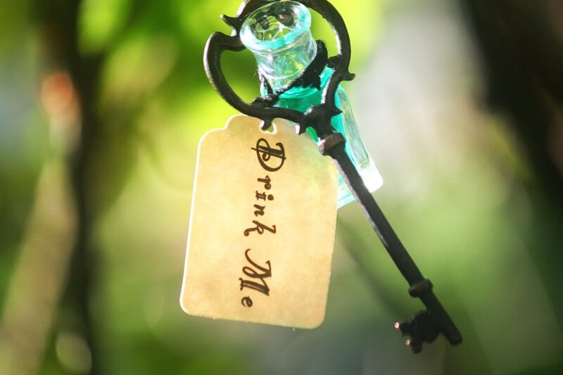 Key with Bottle and Tag