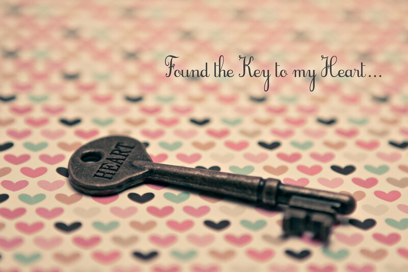 Key with Heart Engraving