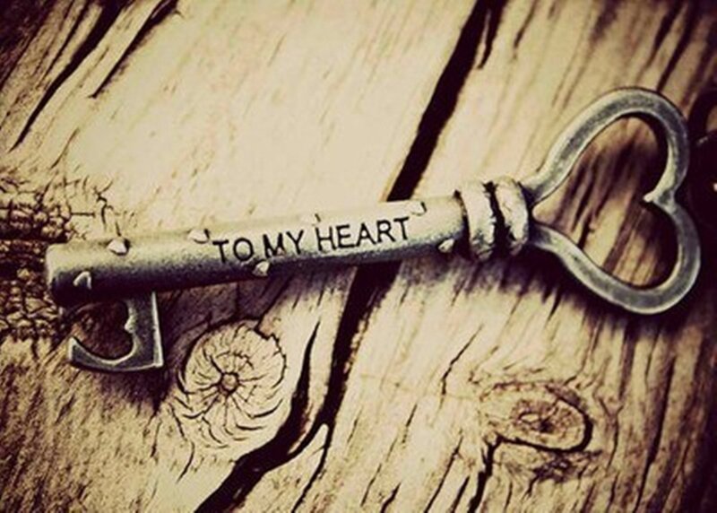 Key with Heart-shaped Handle