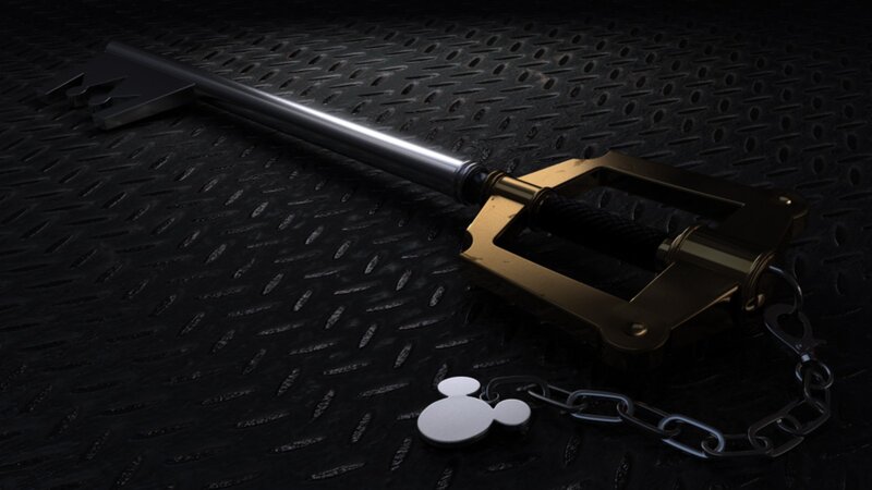 Keyblade Weapon — Black, Dark