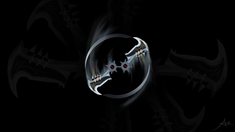 Keyblade Weapon — Black, Dramatic