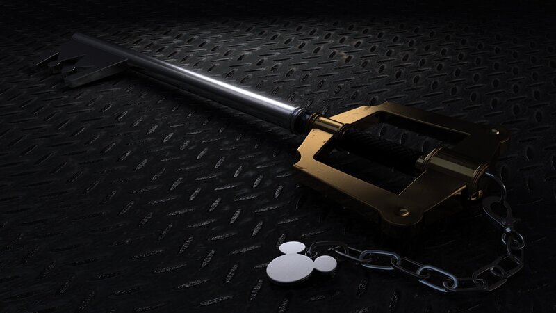 Keyblade with Chain — Black