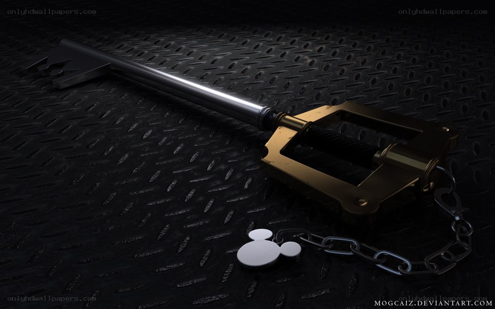 Keyblade with Mickey charm