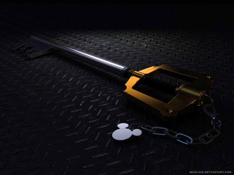 Keyblade with Mickey charm