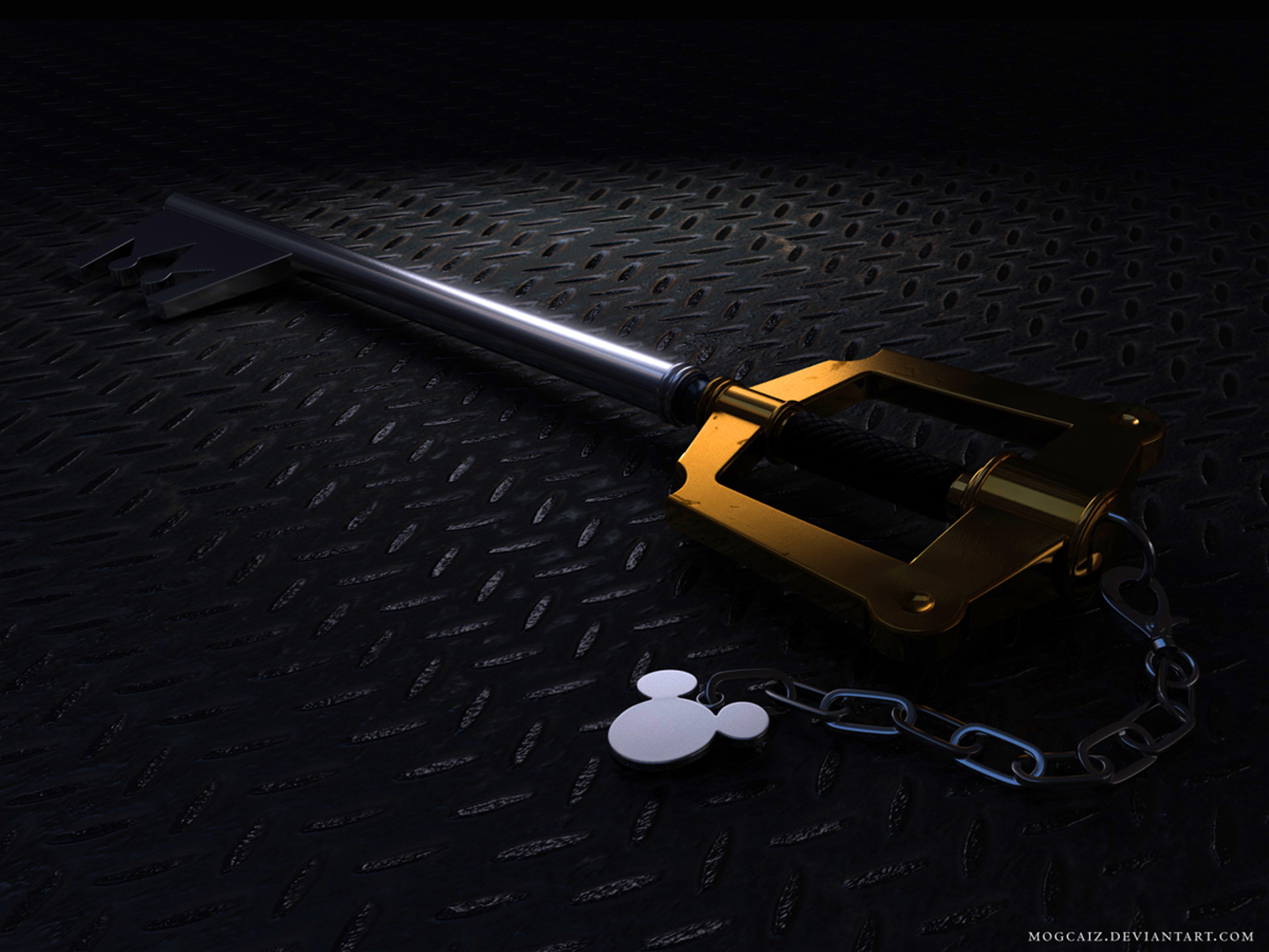 Keyblade with Mickey charm
