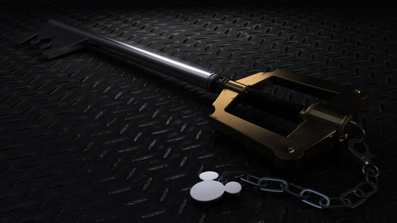 Keyblade with Mickey charm