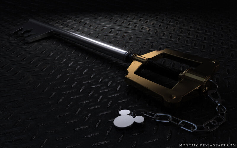 Keyblade with Mickey charm