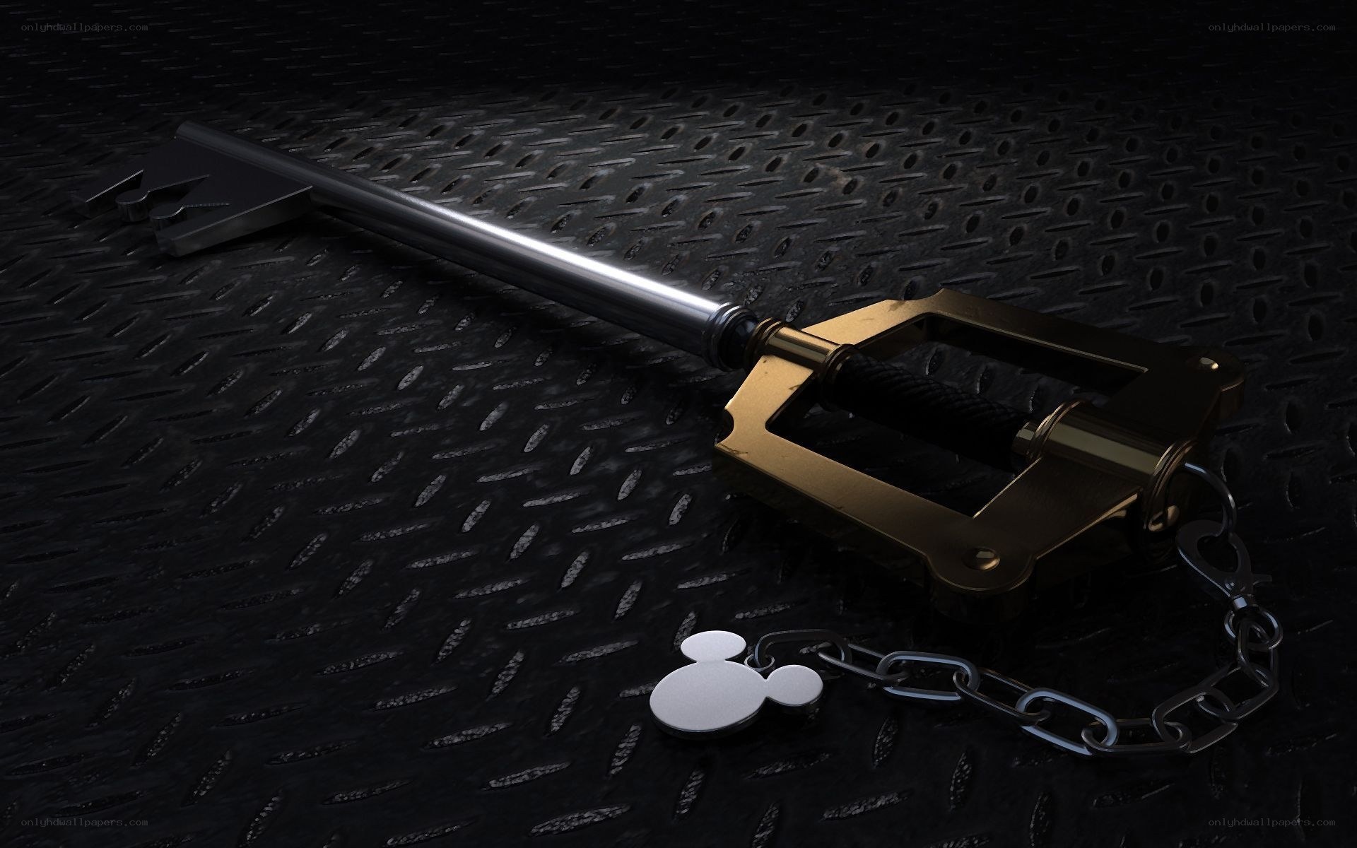 Keyblade with Mickey charm
