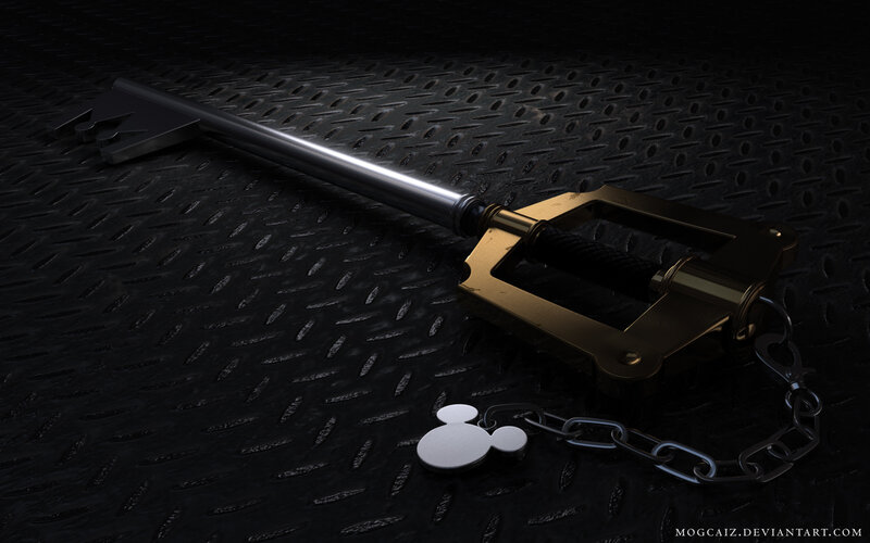 Keyblade with Mickey Keychain