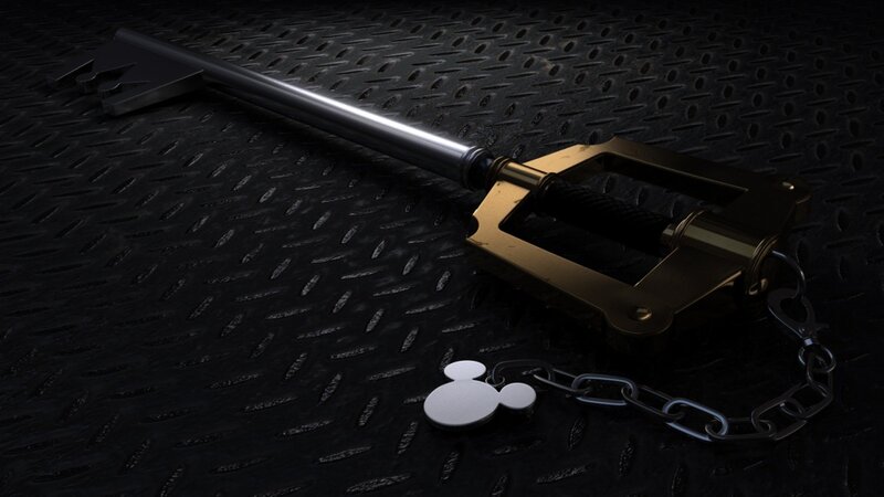 Keyblade with Mickey Mouse charm