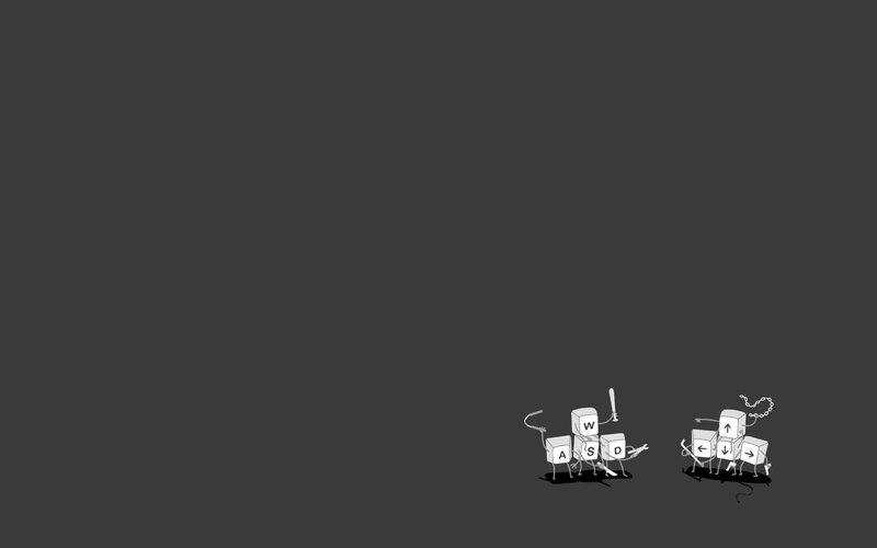 Keyboard characters in combat