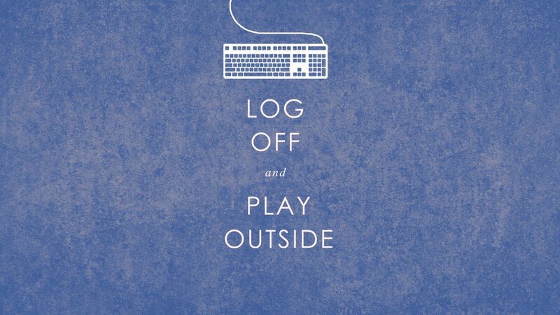 Keyboard Illustration — Blue, Calm