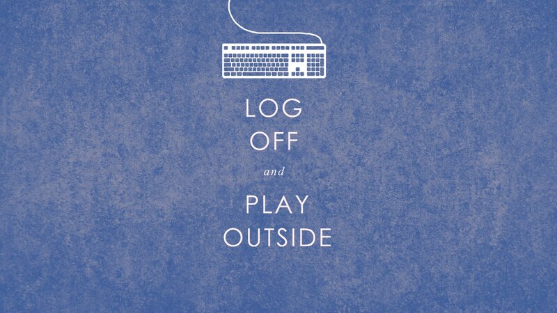 Keyboard Illustration — Blue