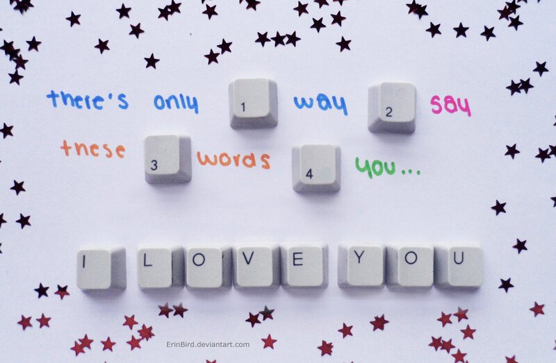 Keyboard Keys on Paper