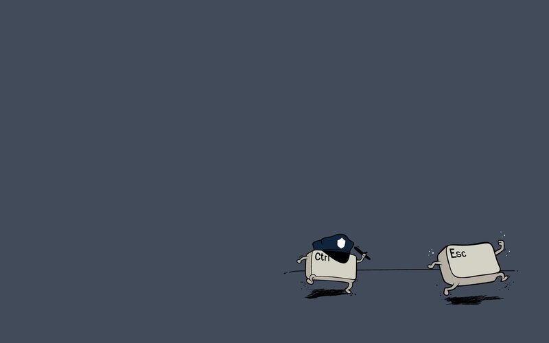 Keyboard Keys Running — Gray