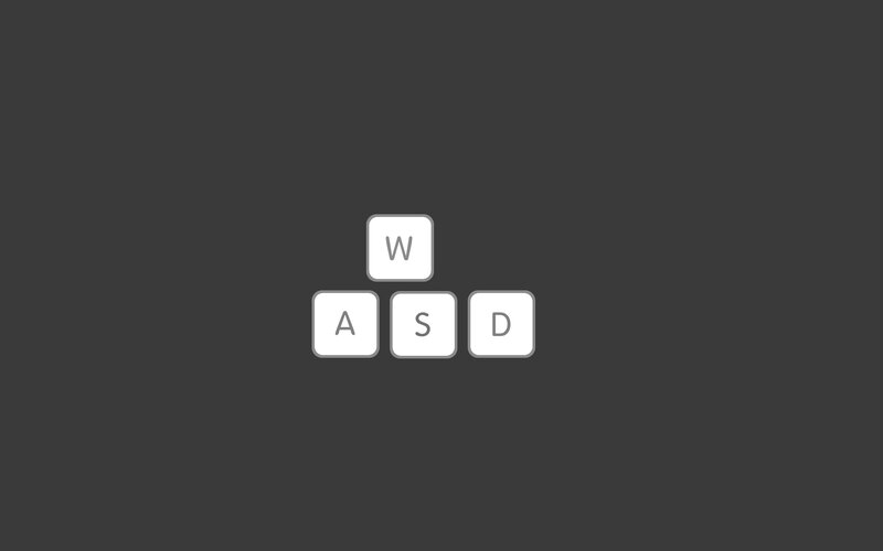 Keyboard Keys W a S D