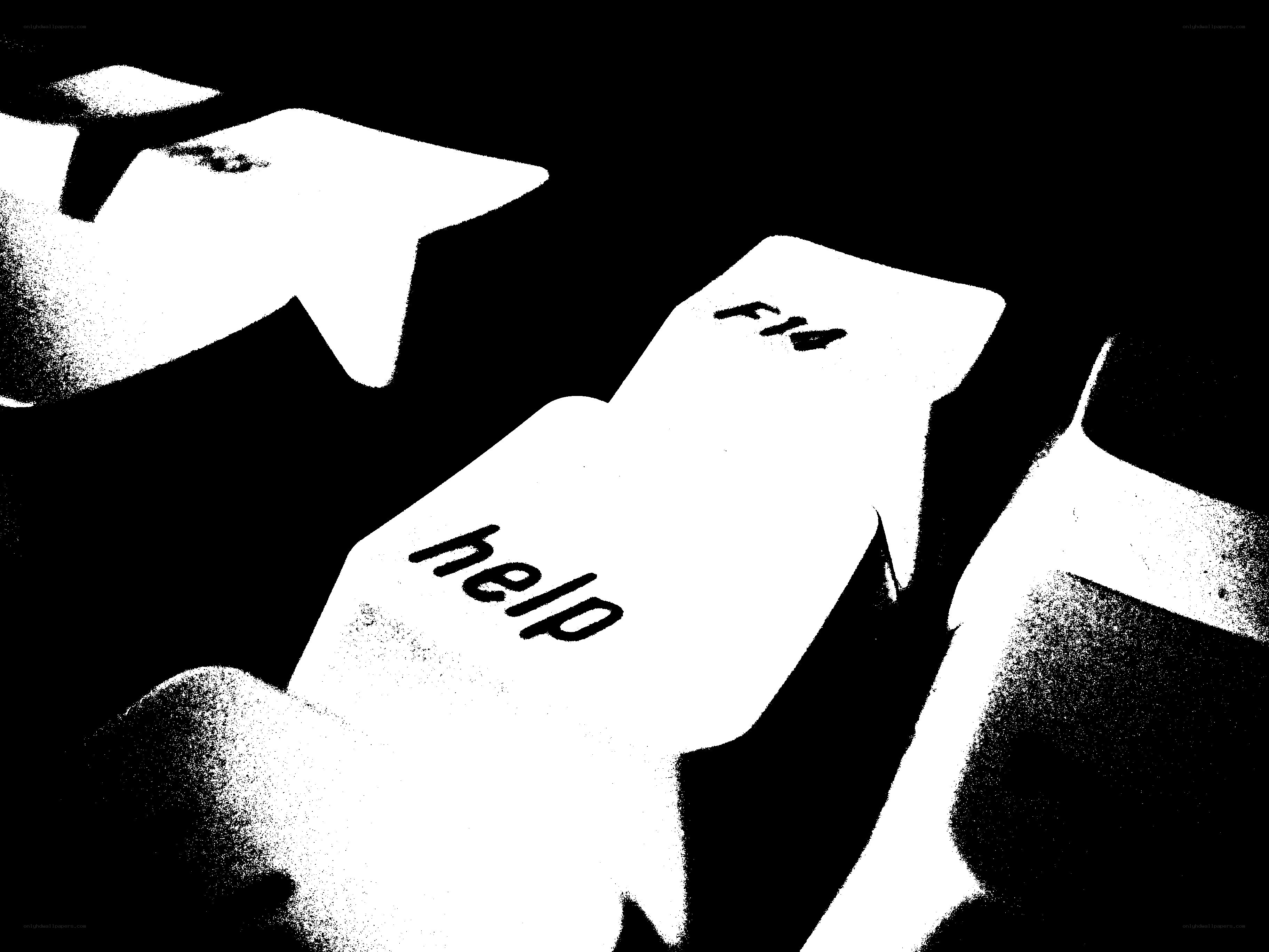 keyboard keys with help and F14