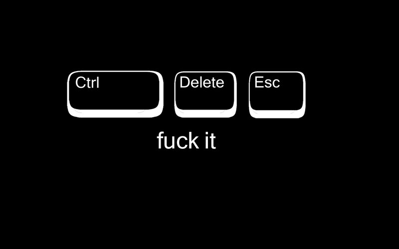 Keyboard Keys with Text — Black