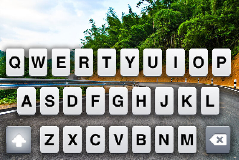 Keyboard on Road